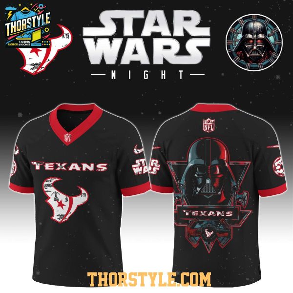 Houston Texans Star Wars Darth Vader 2025 Football Jersey