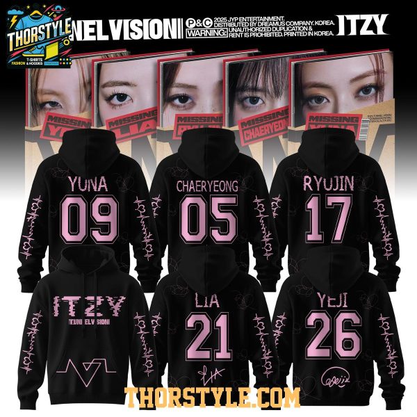 ITZY Tunnel Vision Album 2025 Celebrate Personalized Hoodie T-Shirt
