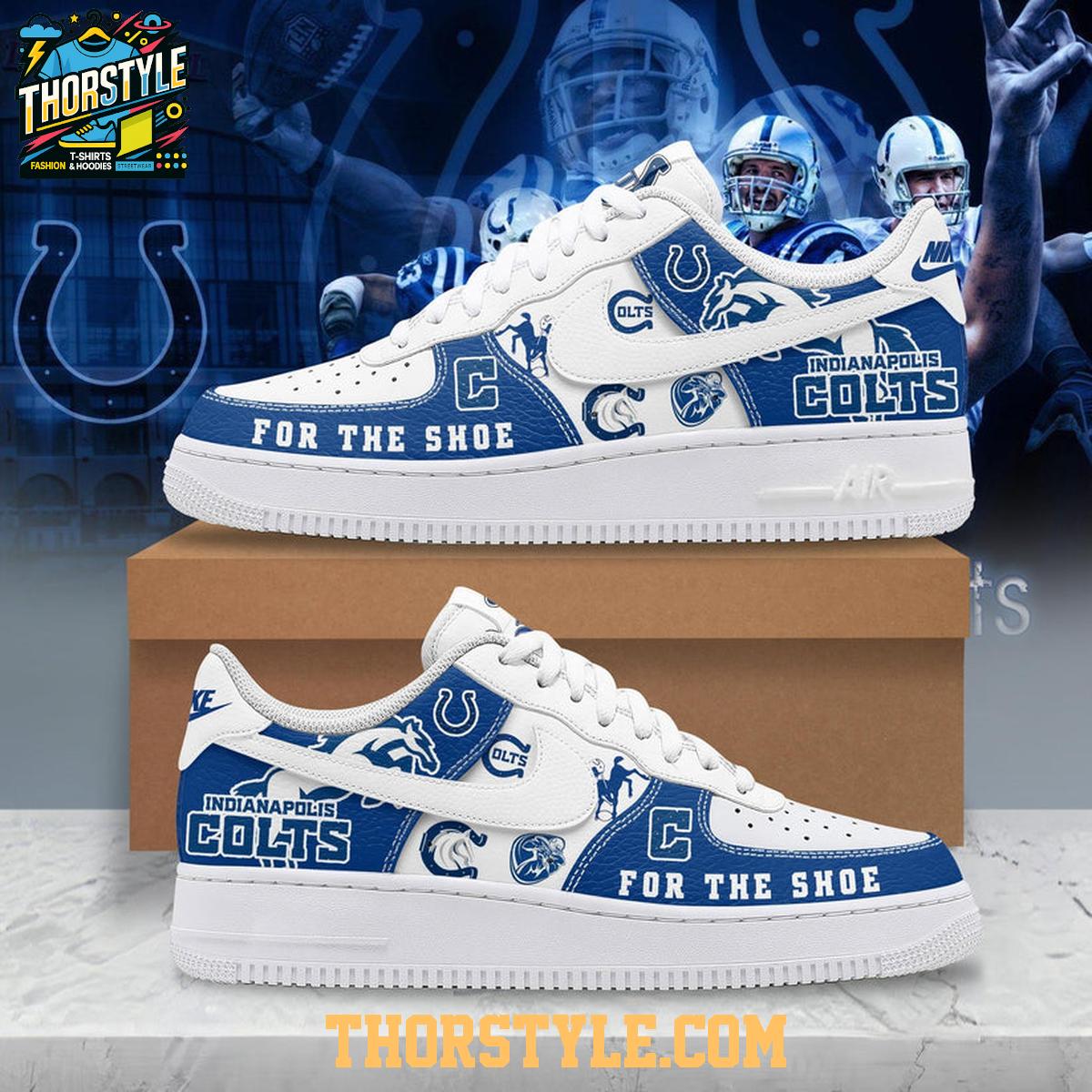Indianapolis Colts For The Shoe 2025 Personalized Air Force 1 Shoes Indianapolis Colts For The Shoe 2025 Personalized Air Force 1 Shoes