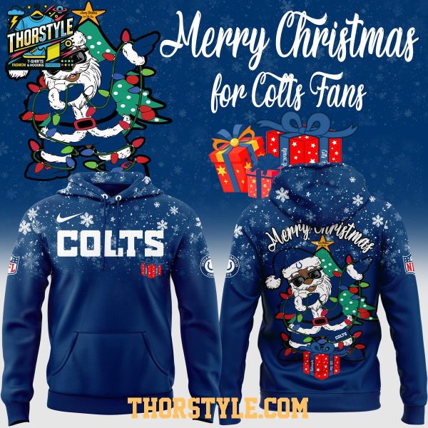 Indianapolis Colts Merry Colts Christmas Happy Holiday 2025 Hoodie T-Shirt