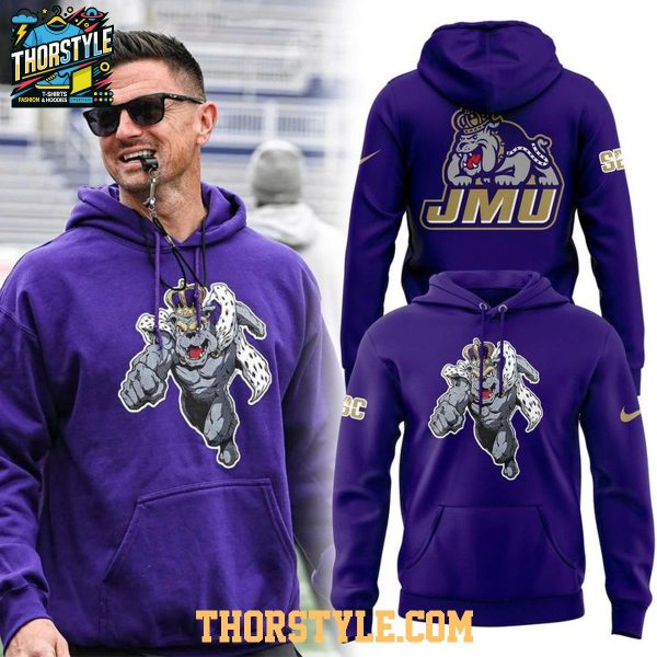 James Madison Dukes Bob Chesney 2025 Best Coach Hoodie T-Shirt