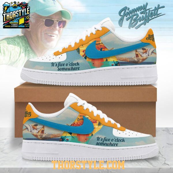 Jimmy Buffet 5 O’Clock Somewhere 2025 Personalized Air Force 1 Shoes