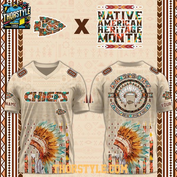 Kansas City Chiefs Kaw Nation 2025 Native American Heritage Football Jersey