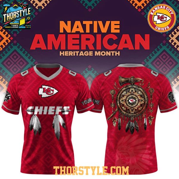 Kansas City Chiefs Native American 2025 Appreciation Night Football Jersey