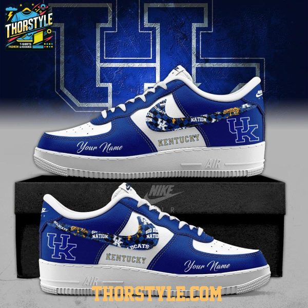 Kentucky Wildcats Freedom Go Big Blue 2025 Personalized Air Force 1 Shoes
