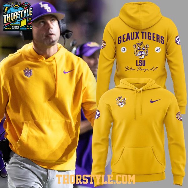 LSU Tigers Vintage 1970s Geaux Tigers 2025 Hoodie T-Shirt