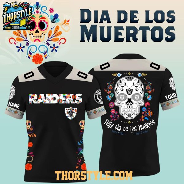 Las Vegas Raiders Dia De Los Muertos 2026 Mexican Heritage Football Jersey
