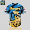 Los Angeles Chargers 2025 Pokemon Trainers Pikachu Fight Baseball Jersey