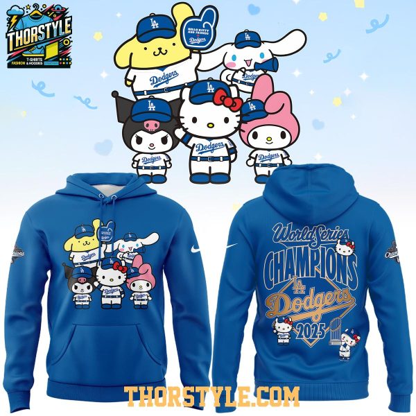 Los Angeles Dodgers Champions World Series Hello Kitty 2025 Hoodie T-Shirt