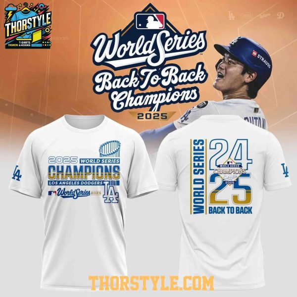 Los Angeles Dodgers World Series Champions 2024-2025 MLB Hoodie