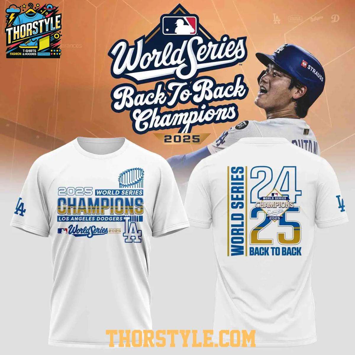 Los Angeles Dodgers World Series Champions 2024-2025 MLB Hoodie Los Angeles Dodgers World Series Champions 2024-2025 MLB Hoodie