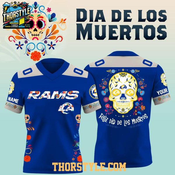 Los Angeles Rams Dia De Los Muertos 2026 Mexican Heritage Football Jersey