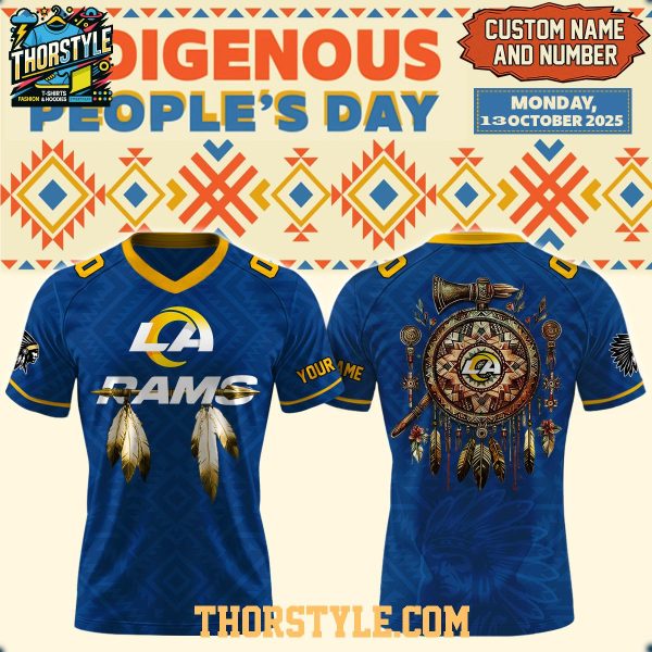 Los Angeles Rams Native American 2025 Appreciation Night Football Jersey