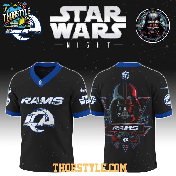 Los Angeles Rams Star Wars Darth Vader 2025 Football Jersey