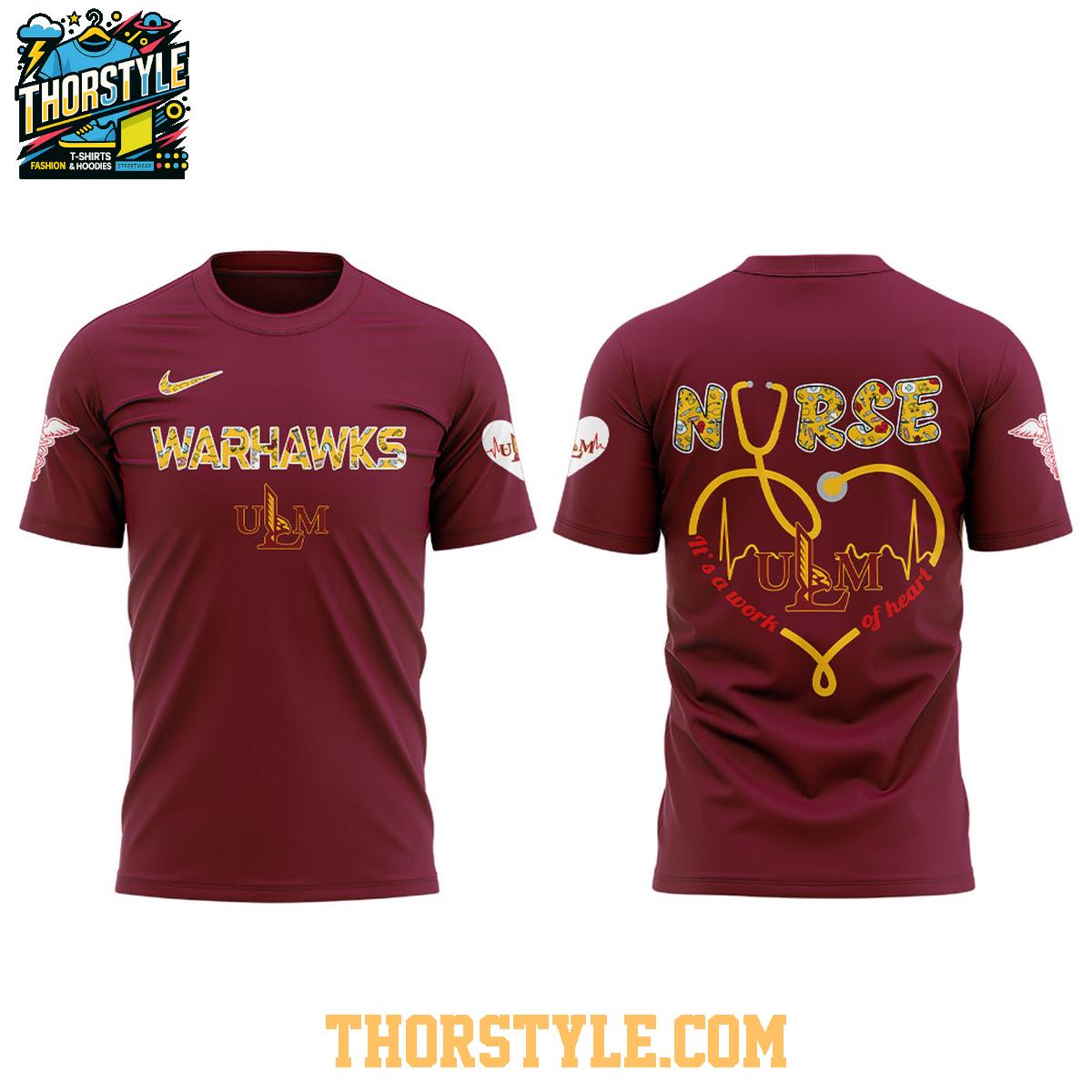 Louisiana-Monroe Warhawks Nurses Appreciation 2025 Night Hoodie T-Shirt Louisiana-Monroe Warhawks Nurses Appreciation 2025 Night Hoodie T-Shirt