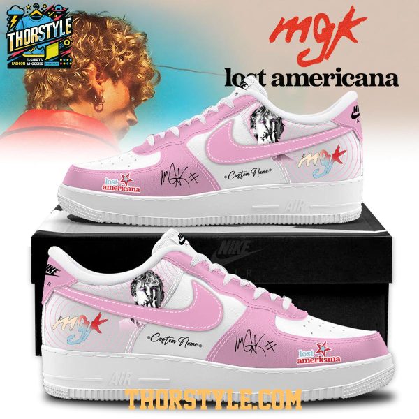 Machine Gun Kelly Lost Americana Tour 2026 MCK Personalized Air Force 1 Shoes