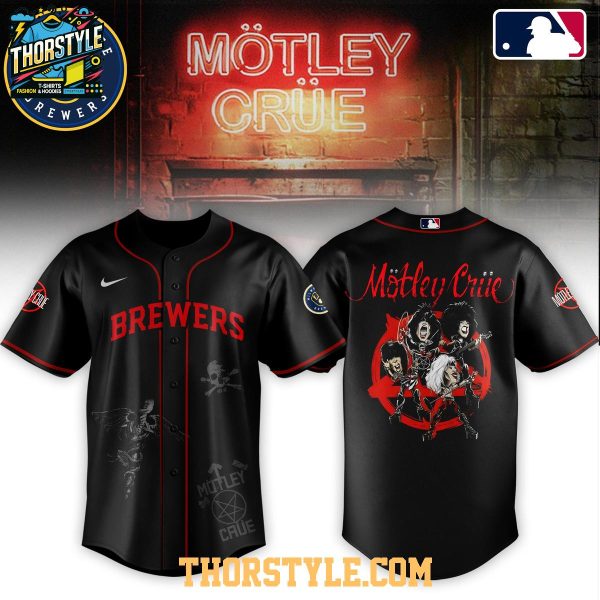 Milwaukee Brewers Motley Crue Carnival Of Sins Tour 2026 Baseball Jersey