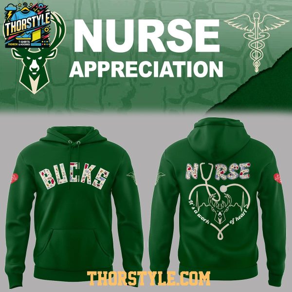 Milwaukee Bucks Nurse Night Of Appreciation 2025 Christmas Hoodie T-Shirt