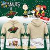 Minnesota Wild Snoopy Peanuts Happy Snowy Day 2025 Christmas Hoodie T Shirt