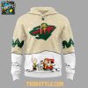 Minnesota Wild Snoopy Peanuts Happy Snowy Day 2025 Christmas Hoodie T Shirt