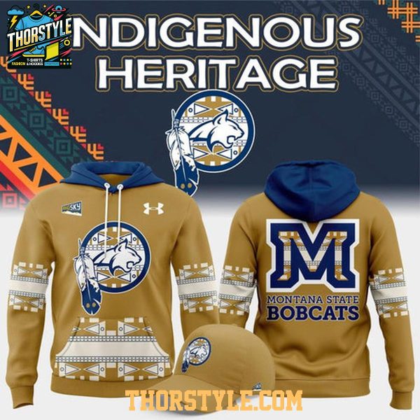 Montana State Bobcats 2025 Indigenous Heritage Night Of Honor Hoodie T-Shirt