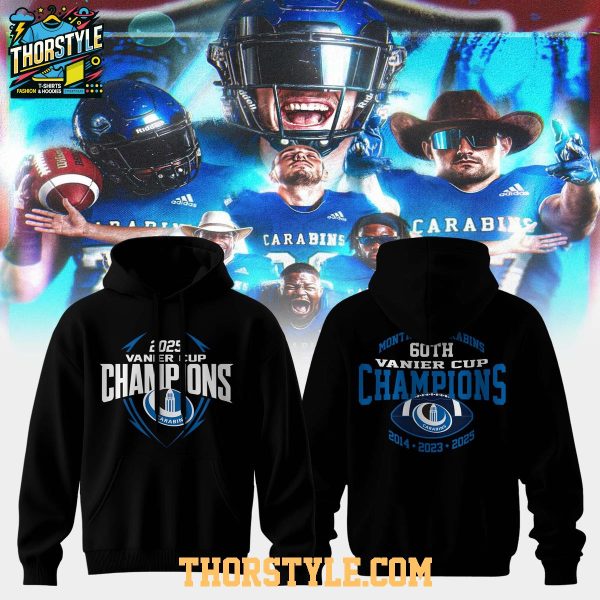Montreal Carabins 60th Vanier Cup Champions 2025 Hoodie T-Shirt