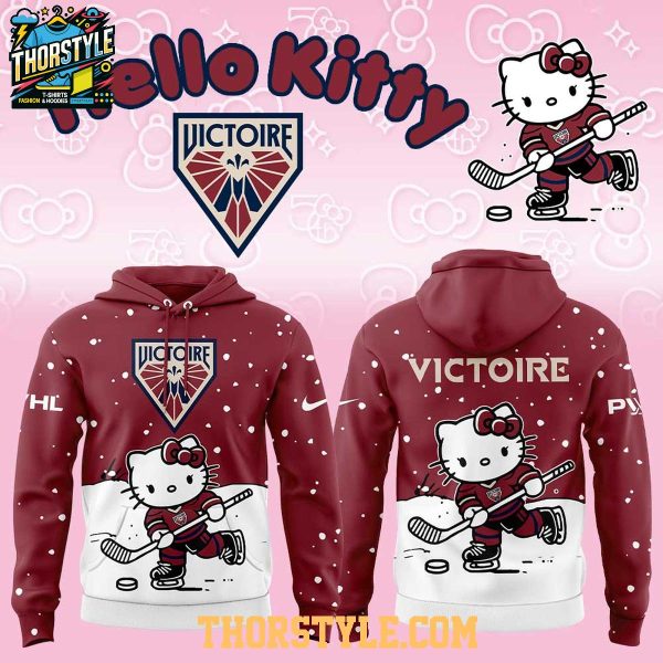 Montreal Victoire Hello Kitty Merry Christmas 2025 Happy New Year Hoodie T-Shirt