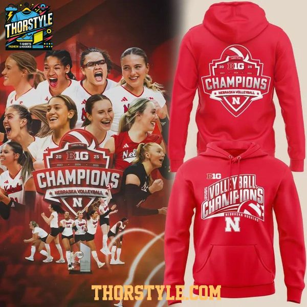 Nebraska Huskers Back2Back Big 10 Regular Season Champions 2025 Hoodie T-Shirt