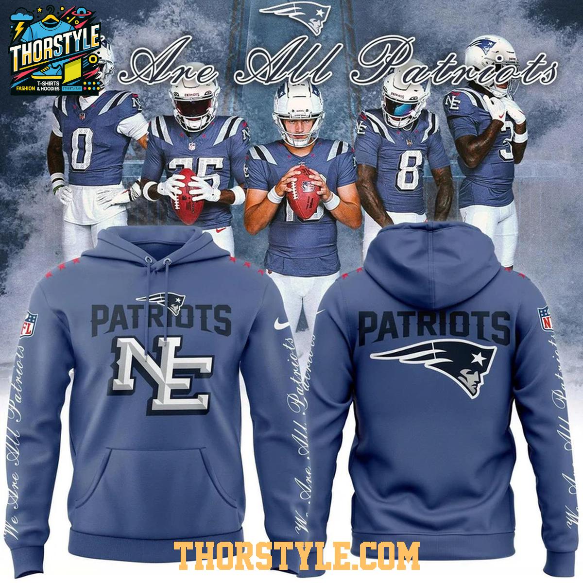 New England Patriots 2025 NFL Rivalries Nor'Easter Go Pats Hoodie T-Shirt New England Patriots 2025 NFL Rivalries Nor'Easter Go Pats Hoodie T-Shirt