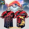 New England Patriots 2025 Pokemon Trainers Pikachu Fight Baseball Jersey