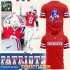 New England Patriots 2025 Throwback Red Against NY Giants Hoodie T Shirt