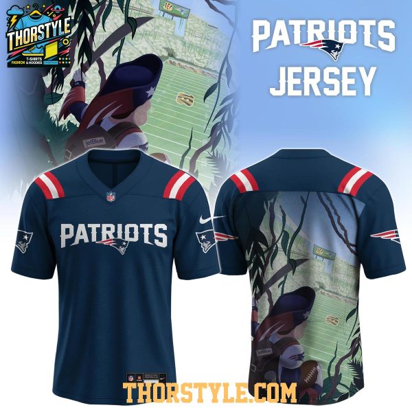 New England Patriots Off To The Jungle 2025 Against Bengals Football Jersey