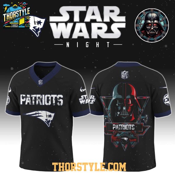 New England Patriots Star Wars Darth Vader 2025 Football Jersey