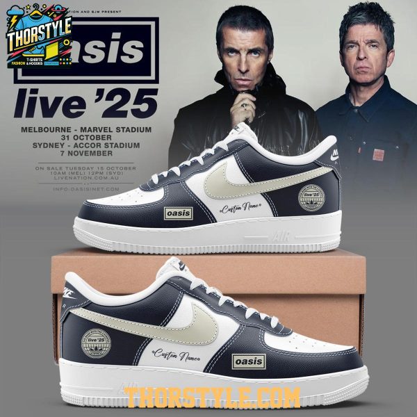 Oasis Live ’25 Tour Firebird 2025 Memories Personalized Air Force 1 Shoes