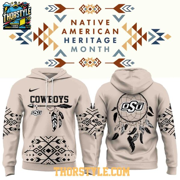 Oklahoma State Cowboys Native American Heritage The Root The Pride 2025 Hoodie
