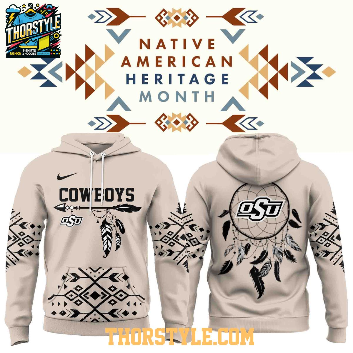 Oklahoma State Cowboys Native American Heritage The Root The Pride 2025 Hoodie Oklahoma State Cowboys Native American Heritage The Root The Pride 2025 Hoodie