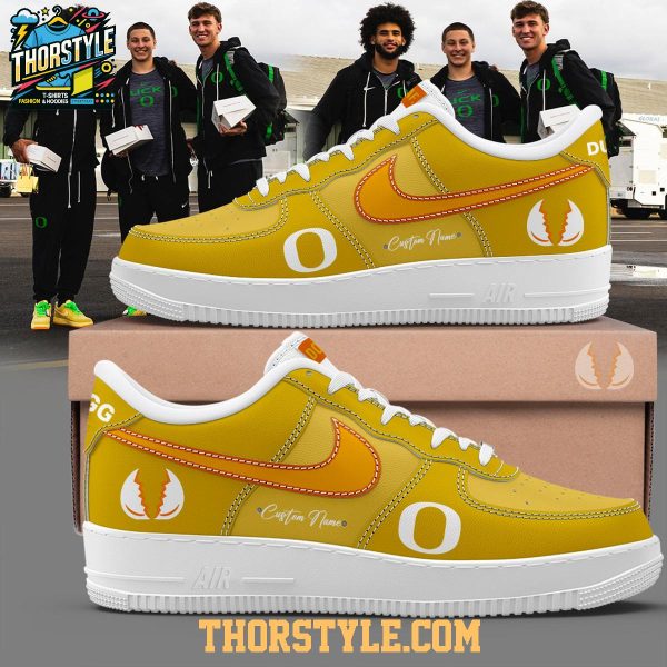 Oregon Ducks Fit For Flight Go Ducks 2025 Christmas Air Force 1 Shoes