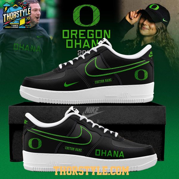 Oregon Ducks Ohana Marcus Mariota 2025 Oregon Air Force 1 Shoes