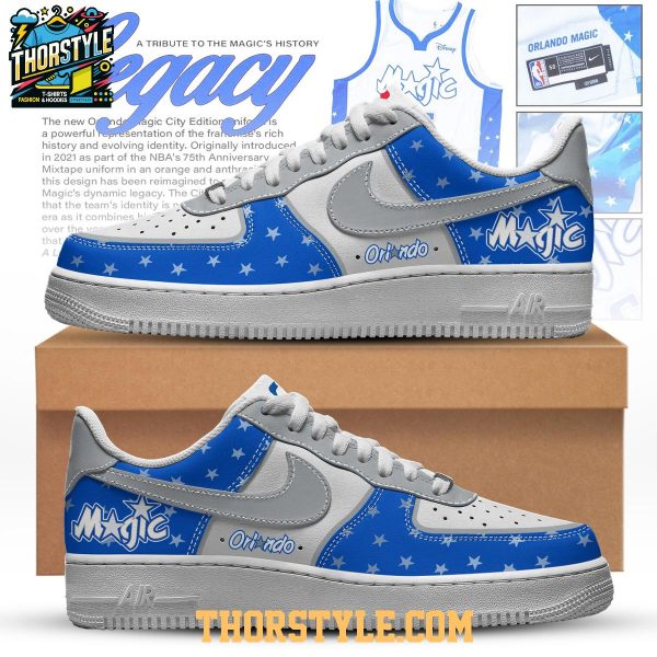 Orlando Magic City Edition 2025-2026 Personalized Air Force 1 Shoes