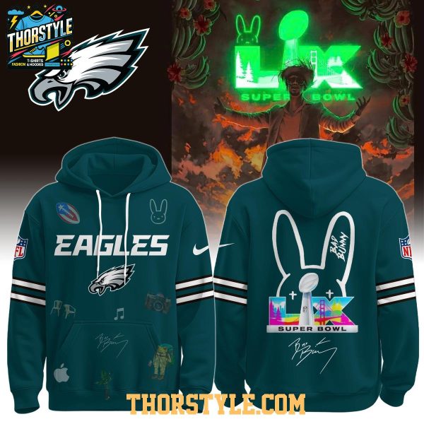 Philadelphia Eagles Benito Bowl 2026 Halftime Show Bad Bunny Hoodie T-Shirt