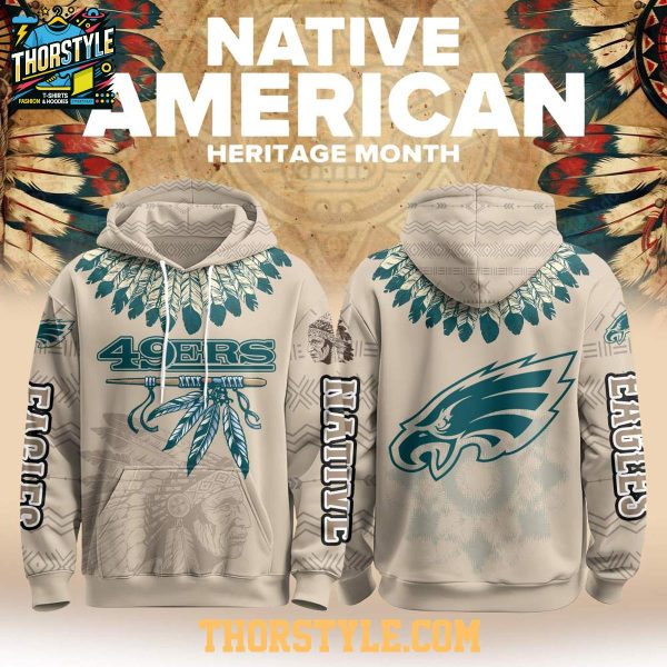 Philadelphia Eagles Celebrate Native Heritage 2025 Super Bowl Hoodie T-Shirt
