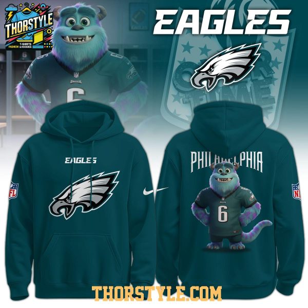 Philadelphia Eagles Monsters Inc. NFL Halftime Show 2025 Hoodie T-Shirt