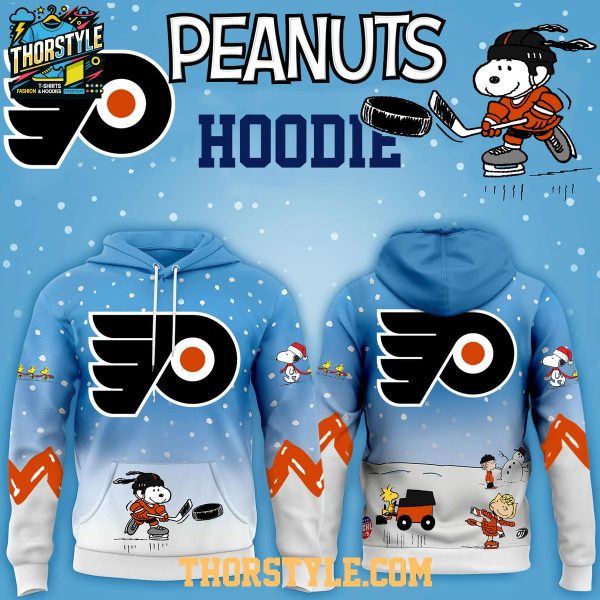 Philadelphia Flyers Peanuts Hockey Merry Snoopy X-Mas 2025 Hoodie T-Shirt