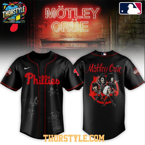Philadelphia Phillies Motley Crue Carnival Of Sins Tour 2026 Baseball Jersey
