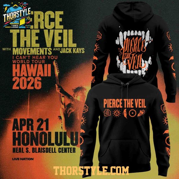 Pierce The Veil Celebrating I Can’t Hear You World Tour 2026 Hoodie T-Shirt