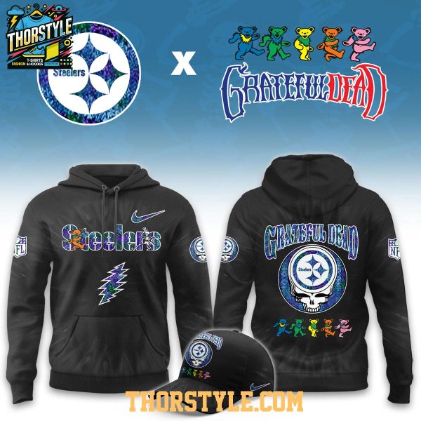 Pittsburgh Steelers Grateful Dead Celebrate 60th Anniversary Hoodie 2025
