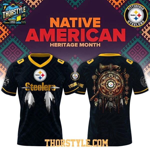 Pittsburgh Steelers Native American 2025 Appreciation Night Football Jersey