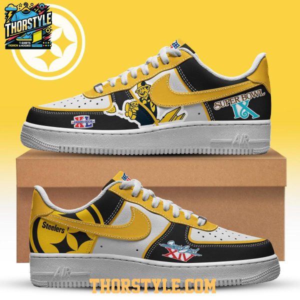 Pittsburgh Steelers Super Bowl 2025 Personalized Air Force 1 Shoes