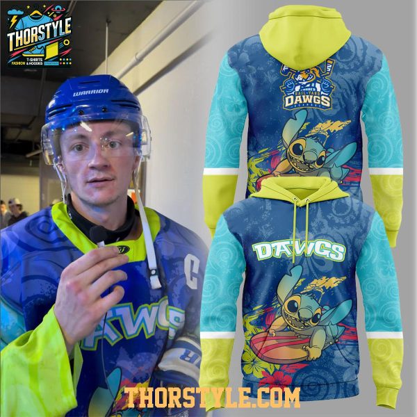 Roanoke Rail Yard Dawgs Lilo & Stitch Night 2025 Christmas Hoodie T-Shirt