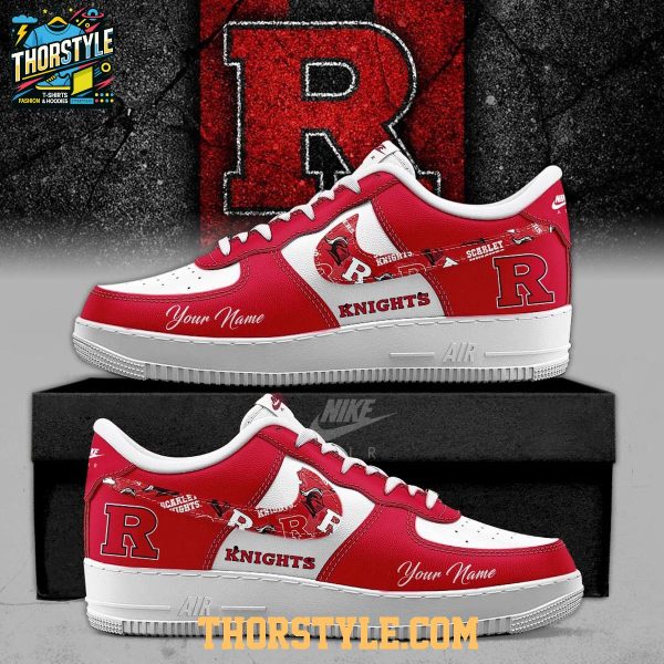 Rutgers Scarlet Knights 2025 Freedom Campus Personalized Air Force 1 Shoes